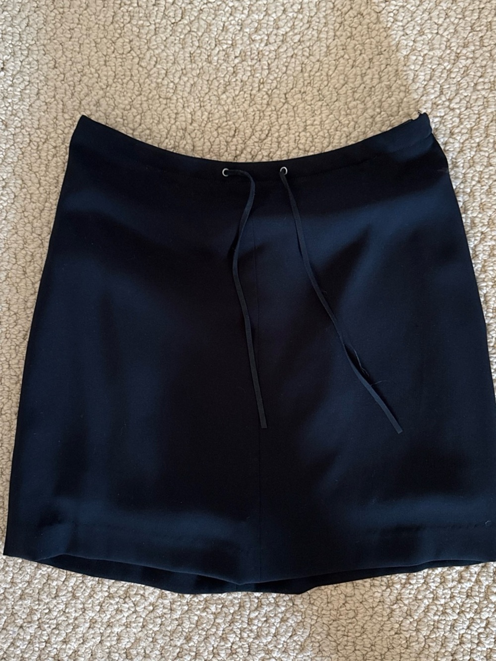 Banana Republic Black Pencil Mini Skirt with Drawstring